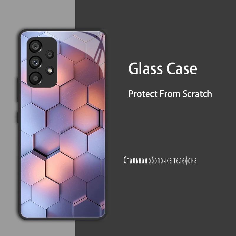 Advanced Protective Tempered Glass Phone Case with Hard Coque Bumper