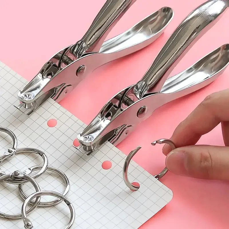 3mm 6mm Pore Diameter Punch Pliers Metal Paper Punch Circle Single Hole Punches Cutter Tools DIY Scrapbooking Border Punches