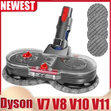 다이슨 V7 V8 V10 V11 진공청소기 교체용 청소기 액세서리용 물탱크가 있는 전기 걸레 헤드 브러시