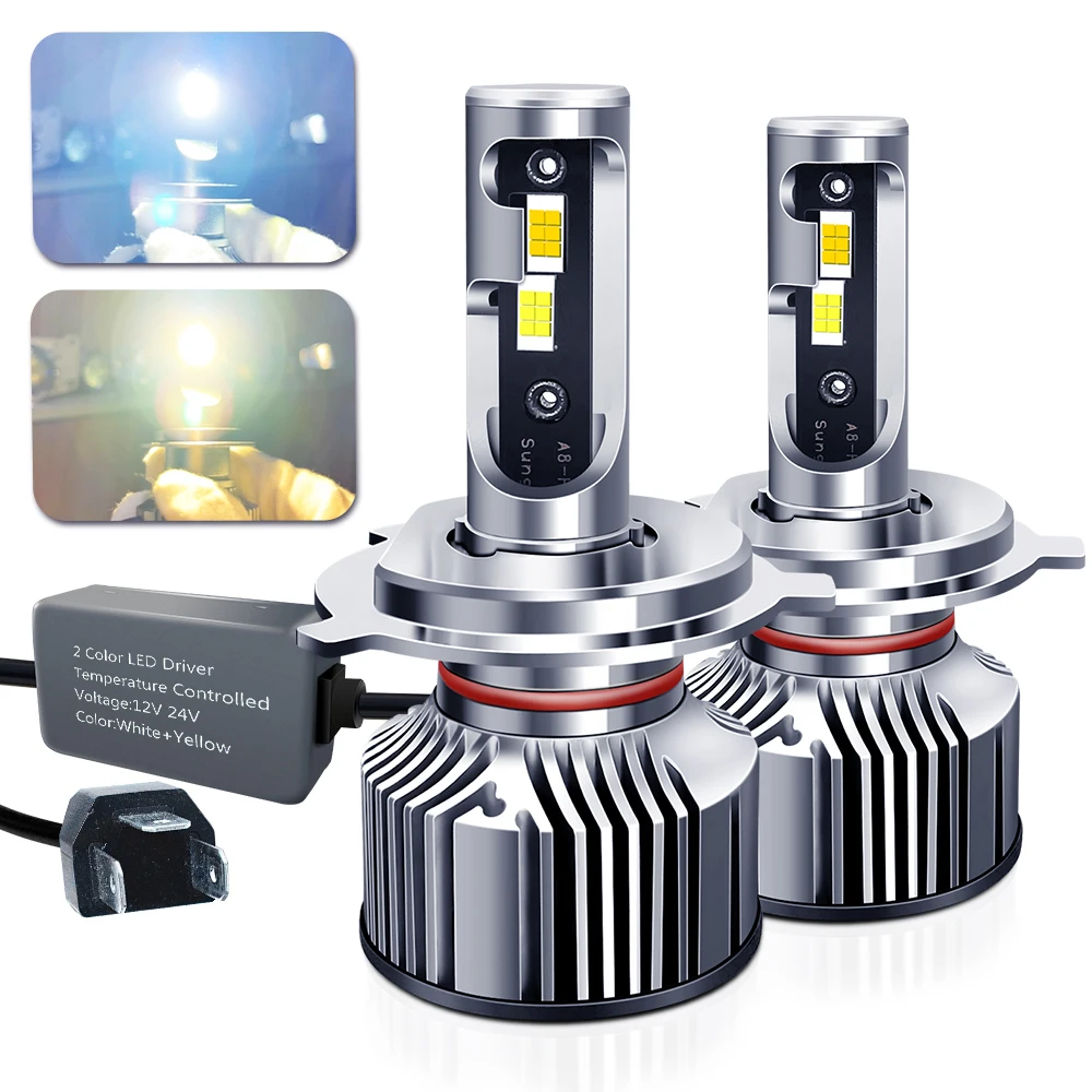 

Upgrade Car Headlights with H1 H7 HB3 HB4 H8 H9 H11 Hir2 H18 H4/9005 9006 9012 9003 LED Bulbs - 3800k 6500k, Hi Lo, Fog Lights