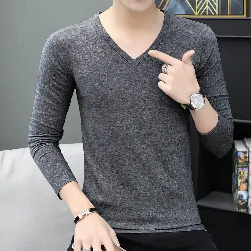 thumbnail image 1 of Polos ajustados y ajustados, sudaderas coreanas de lujo, ropa estética de diseñador para hombre, camisetas de algodón regular, talla S y XL para hombre, 1 of 5