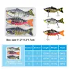 3PCS/Box Fishing Wobbler Lifelike 7 Segment Swimbait Crankbait Hard Bait Slow 10cm/15g Isca Artificial Lures Fishing Tackle 6