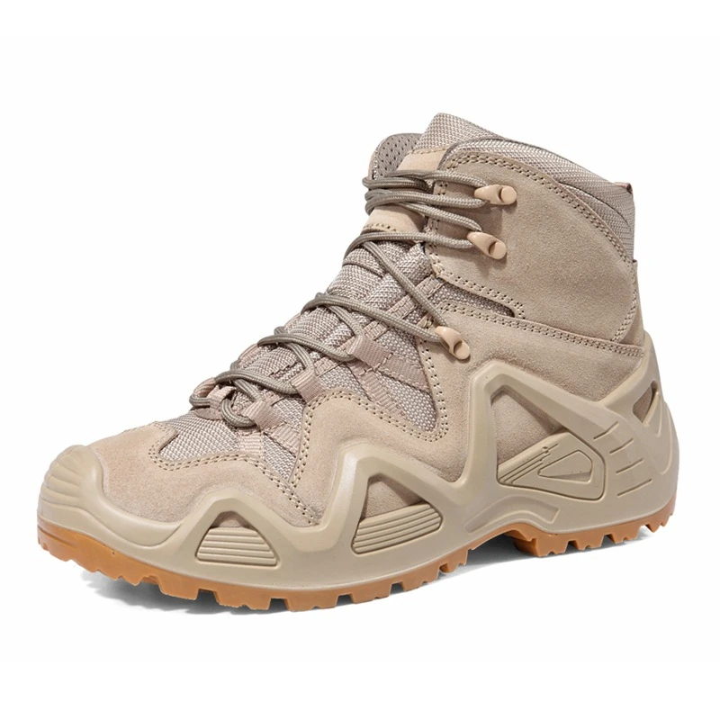 

Army Fans Outdoor Mens Military Combat Tactical Desert Boots Male Field Hunting Hiking Climbing Training Non-slip Sports Shoes