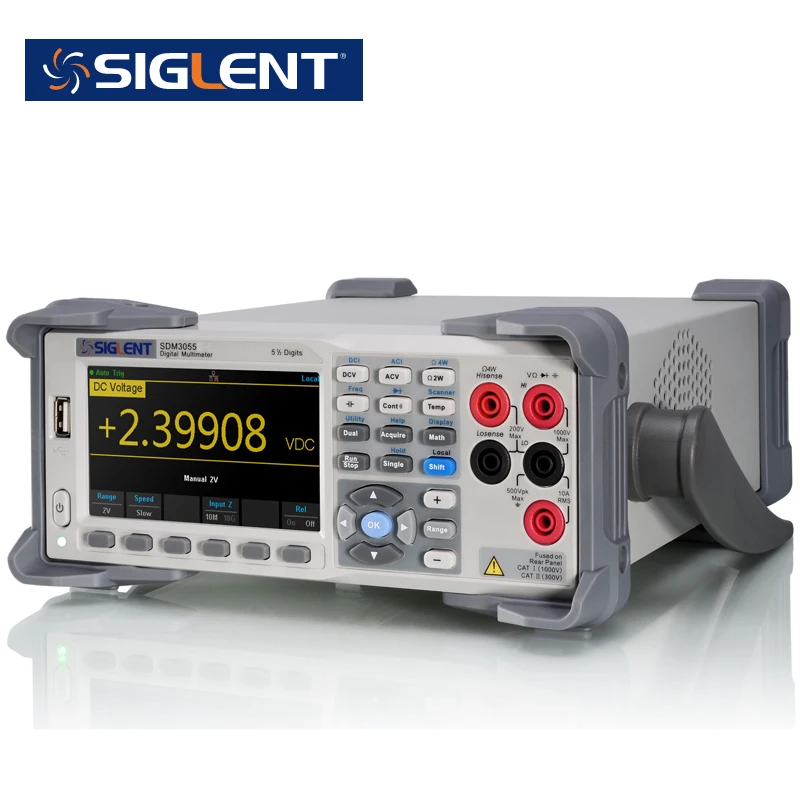 

Siglent SDM3055X-E 5-1/2 Digit Digital Multimeter Dual Display 150 Rdgs/s Bench Multi Tester True-RMS Dcv/Dci Acv/Aci test