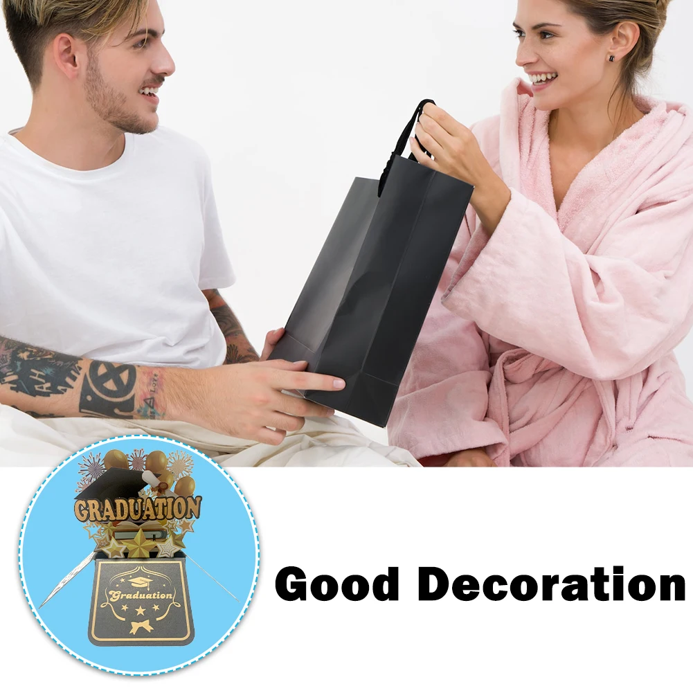 Party Invitation Card Message Greeting Gift Brother Daughter Graduation Card Note Hats Envelope High School 3D Stereoscopic Gift
