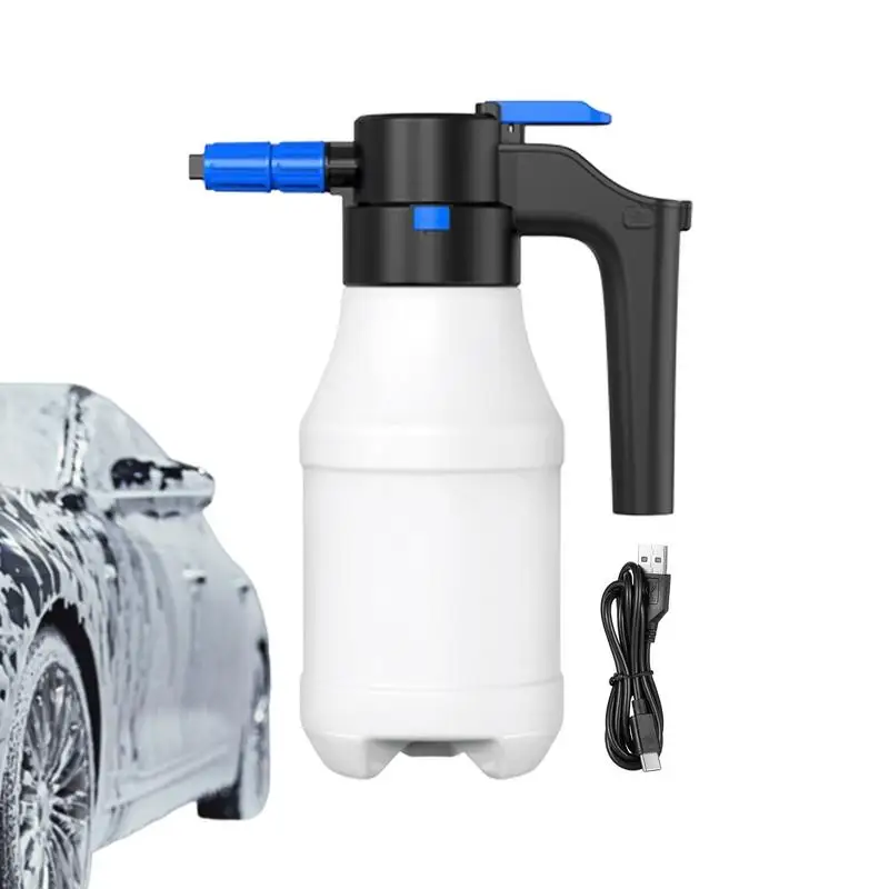 

Pump Foam Sprayer Pressurized 1.5L Foam Car Sprayer Rechargeable Watering Can High-Pressure Spray Nozzle For Garden Plants &