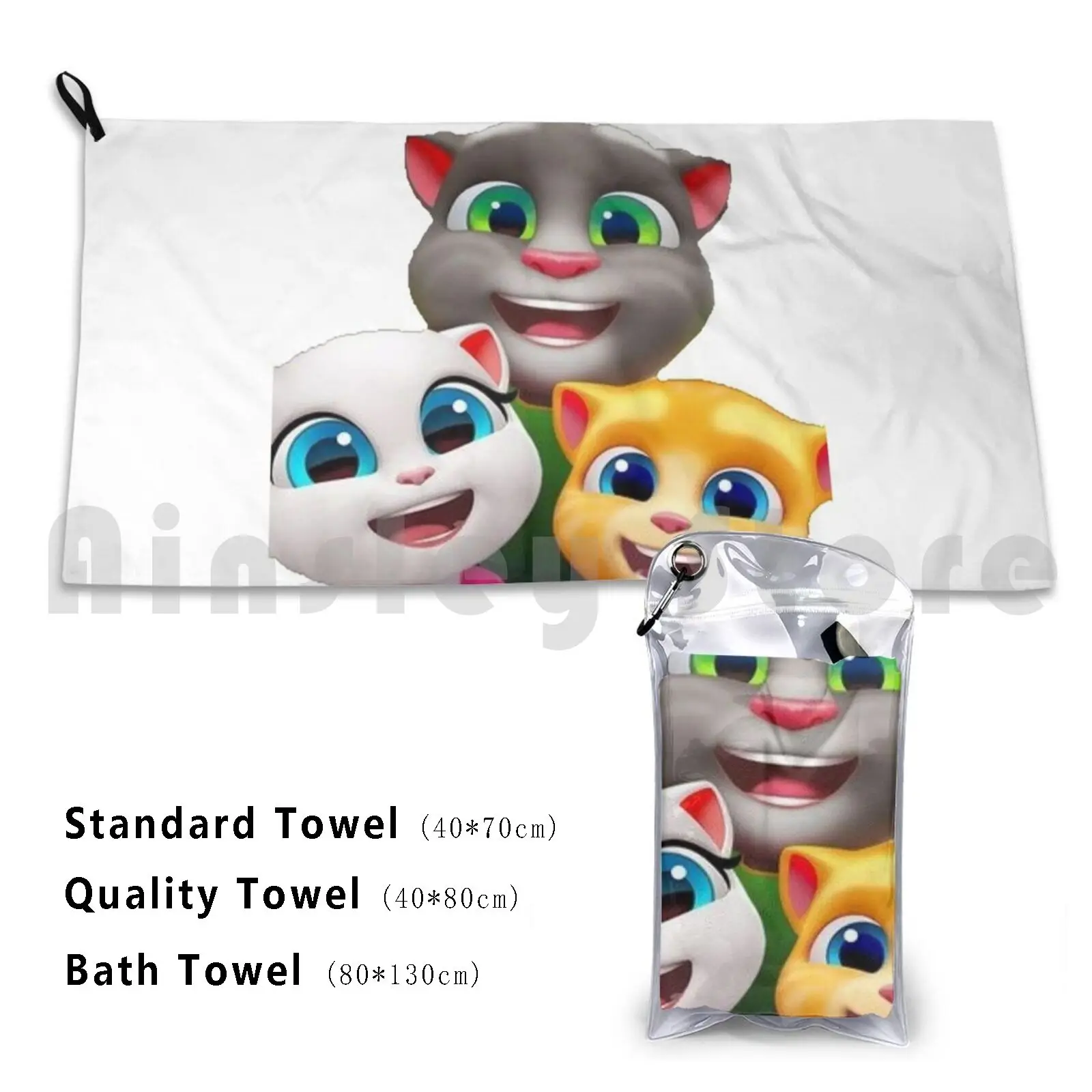 Talking Hanks Friends Asciugamano Da Bagno Cuscino Da Spiaggia My Talking Tom Super Heroes Talking Tom Talking Friends Talking