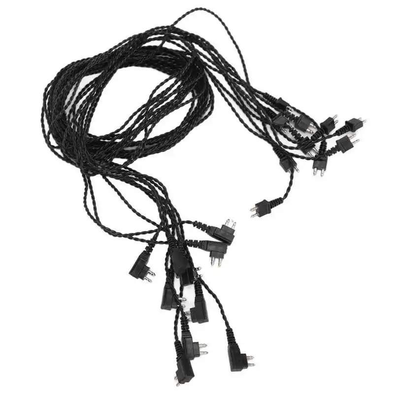 10Pcs 2pin BW Hearing Aids Receiver Wire Heat Resistant Good Sound Transmission Effect Sound Amplifier Cord Cable 5