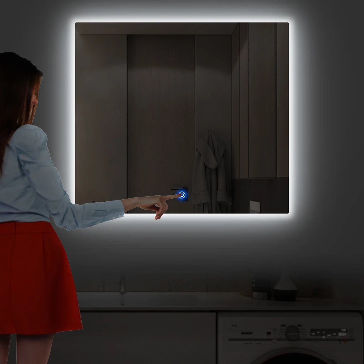 Bathroom lights Makeup Mirror Light USB COB LED 5V Strip luces para espejo Touch Dimmming vanity mirror lights Lamp Lighting