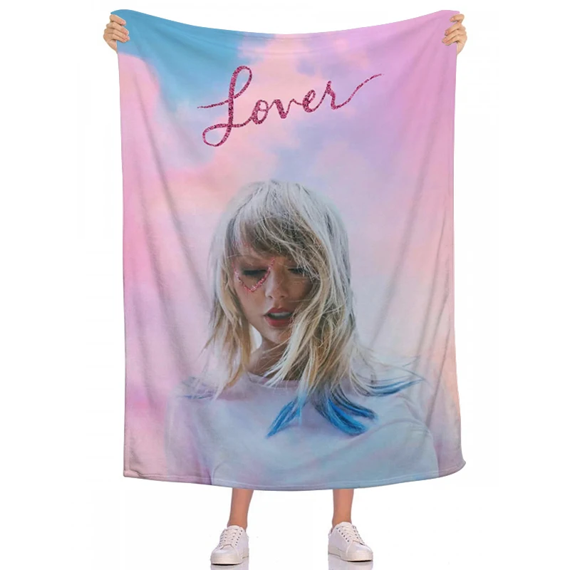 

Fluffy Sofa Blankets T-Taylor Swifts Custom Blankets for Bed Camp Nap Bedroom Decor Bedspread Soft Fleece Birthday Wedding Gifts