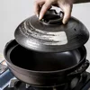 1pc 900ML  Ceramic Casserole Stew Pot Ceramic Enamel Soup Pot Durable Cooking Cookware For Home Restaurant Use Cooking Pot 1