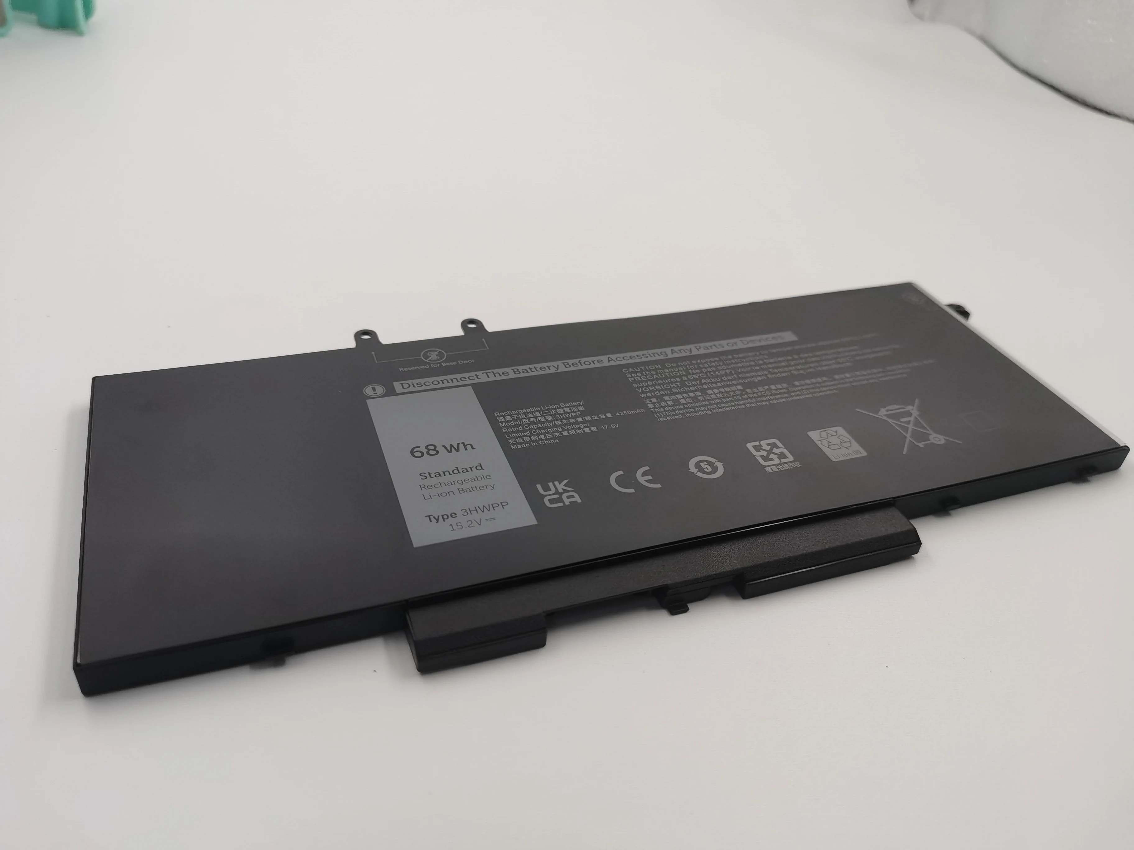 Batterie 68Wh 3HWPP Pour PC Portable Dell Latitude, Inspiron, Precision - Remplacement Compatible