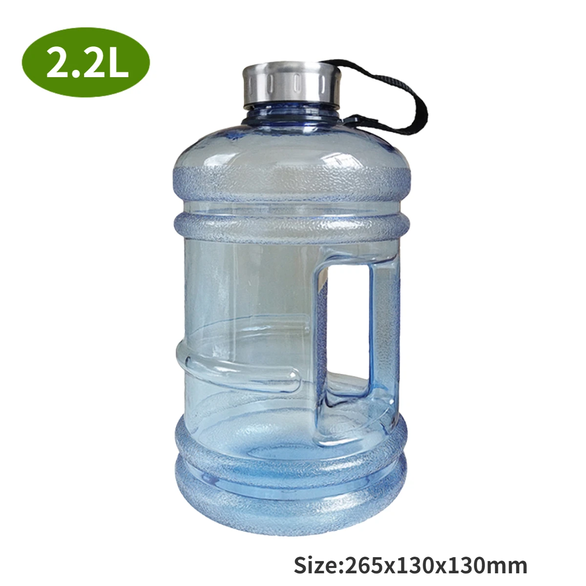 2.3L spor su şişesi taşınabilir büyük kapasiteli spor su ısıtıcısı açık seyahat uzay fincanı spor koşu spor salonu eğitim su bardağı