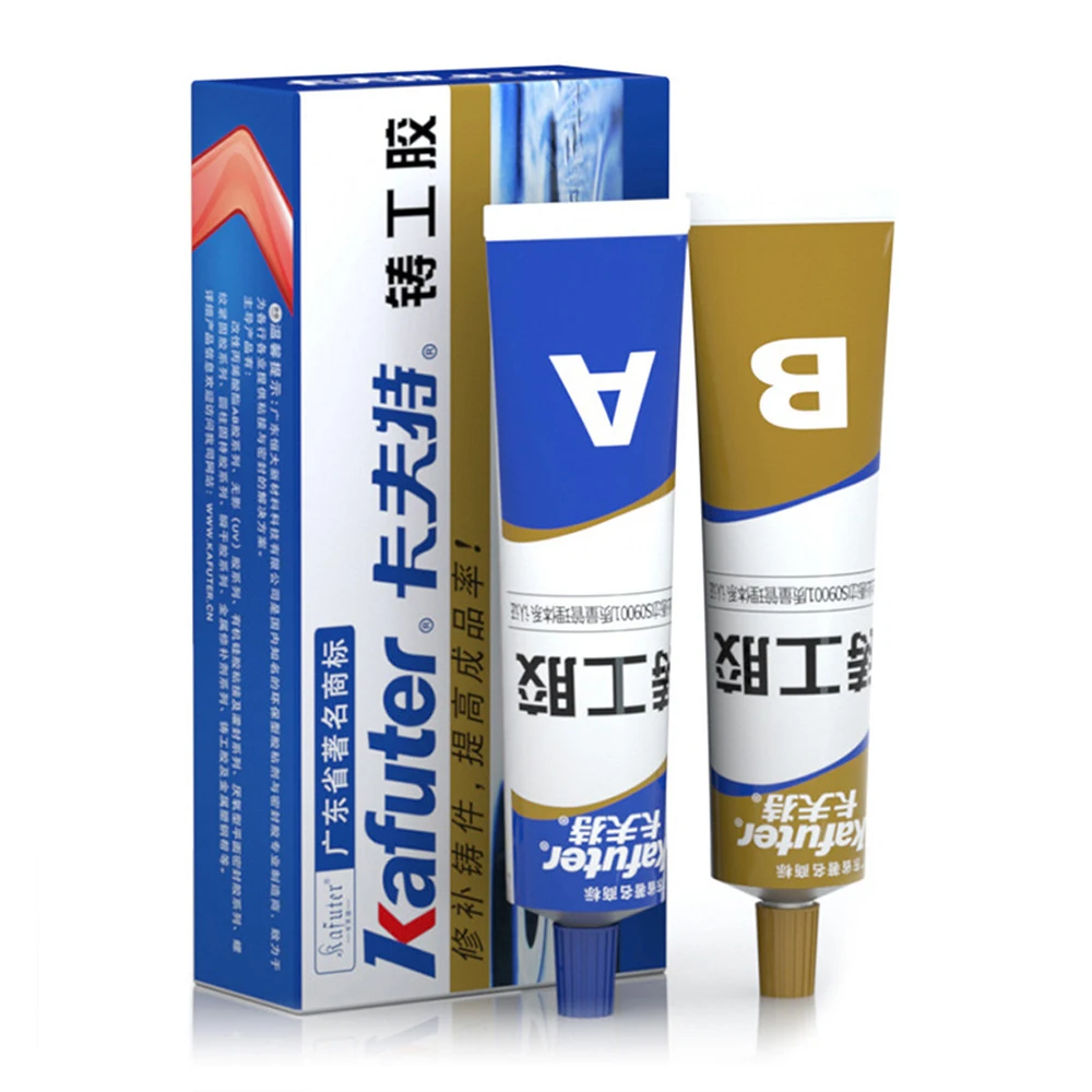 100g kafuter Repair Glue AB Metal Cast Iron Repairing Adhesive Heat