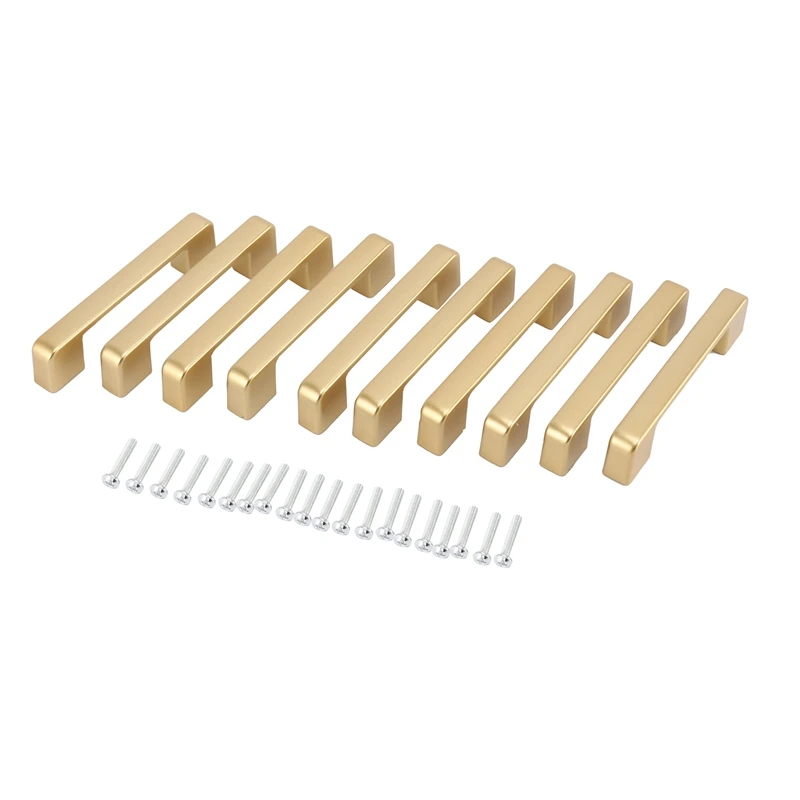 10 Pack Pulls Gold Drawer Pulls,aluminum Alloy Pulls For