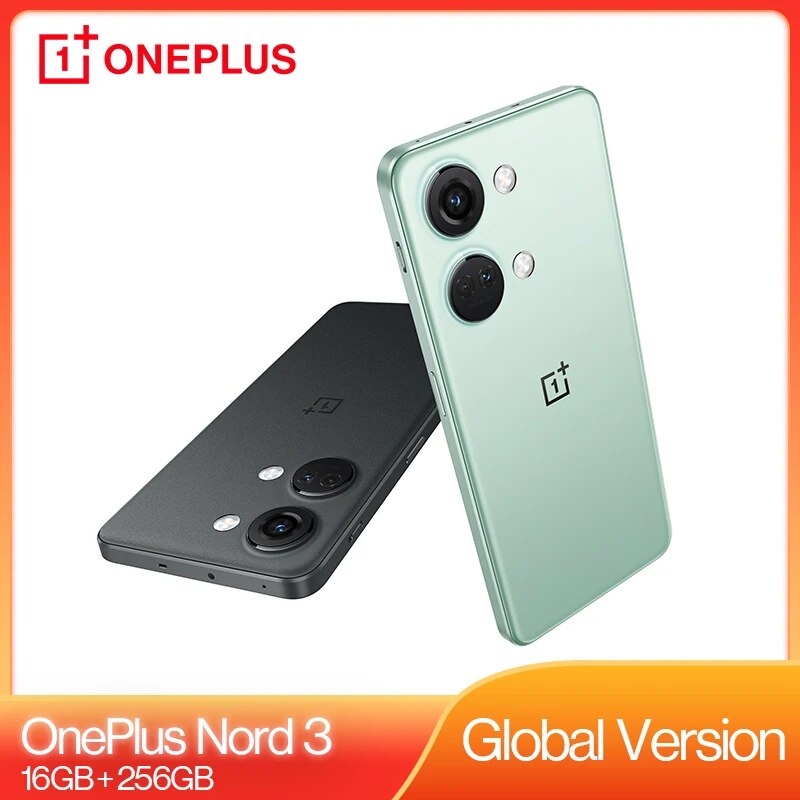  OnePlus Nord 3 5G Global Version 16GB RAM MediaTek Dimensity 9000 120Hz Super Fluid AMOLED Display 80W SUPERVOOC Charge 