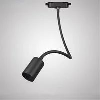 E27 Track Spotlight Modern and Simple Personality Restaurant Clothing Shop Ceiling Light Second Line Slide Light 360 ° 2