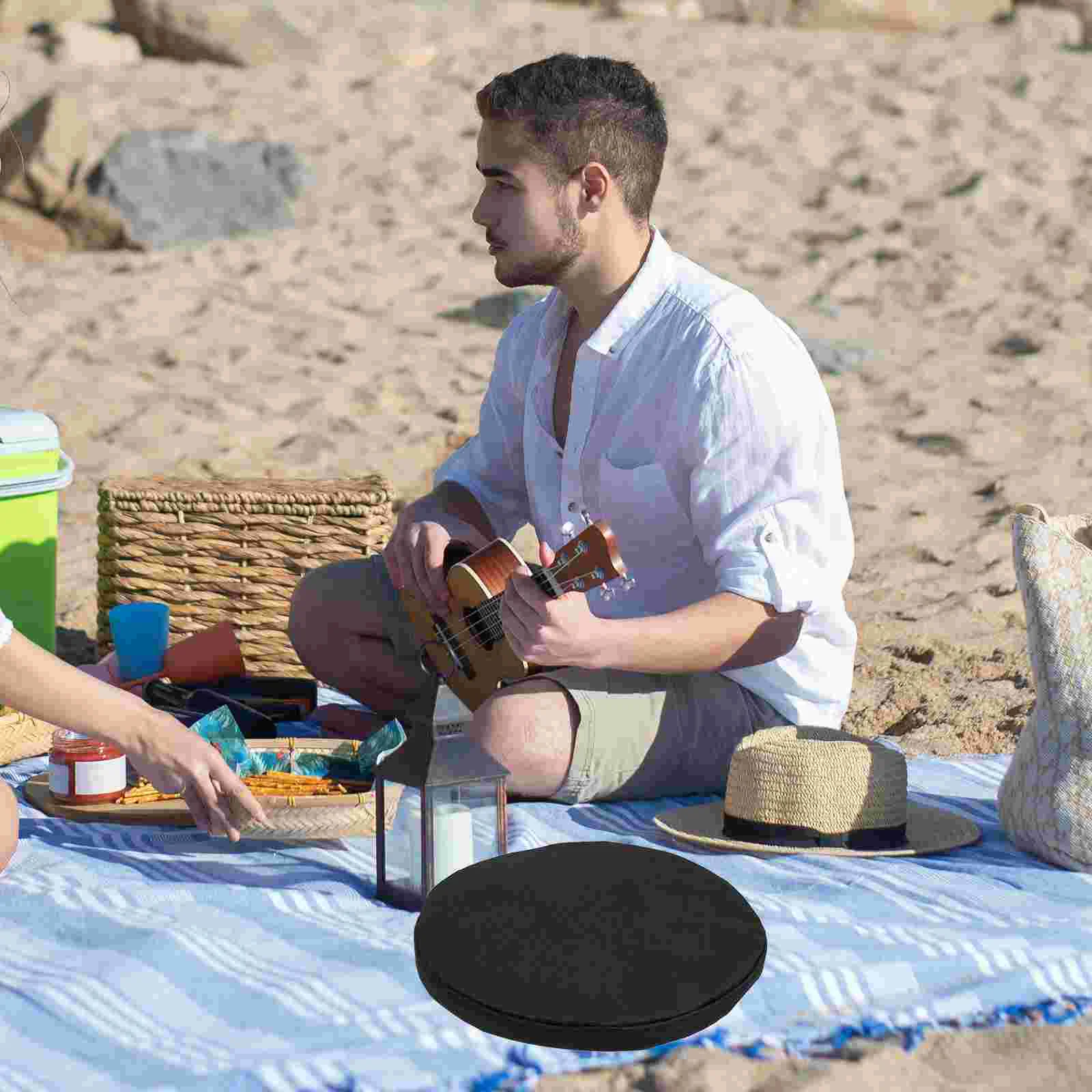 

Portable Stool Cushion Oxford Cloth Retractable Stool Seat Cushion Foldable Chair Cushion Folding Outdoor Chair Cusions Camping