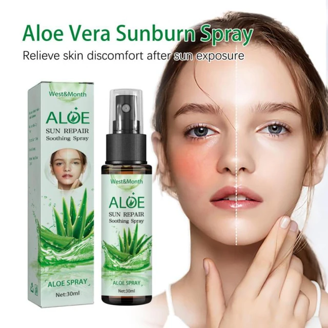 Velkendt Souvenir Forsendelse Aloe Soothing Face/Hand/Body Toner Aloe Vera Gel Moisturizing Aloe Vera  Spray Repair After Sunburn Sooth Skin Face Moisturizer _ - AliExpress Mobile