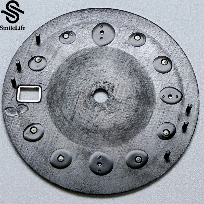 Luminous Green Frosted Watch Dial with Textured Finish