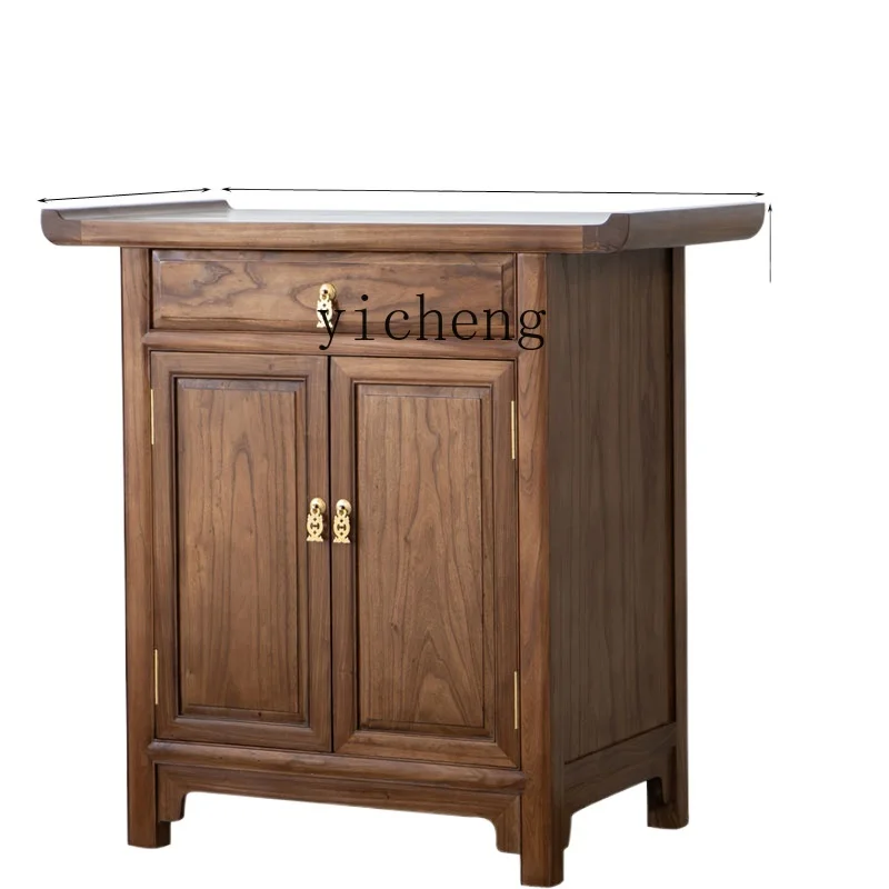 

YY Black Walnut Altar Buddha Shrine Multi-Layer Altar a Long Narrow Table Buddha Table