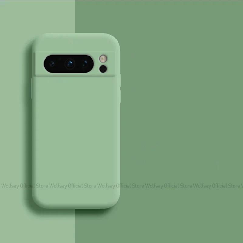 Shockproof Liquid Silicone Phone Back Cover in Matte Finish