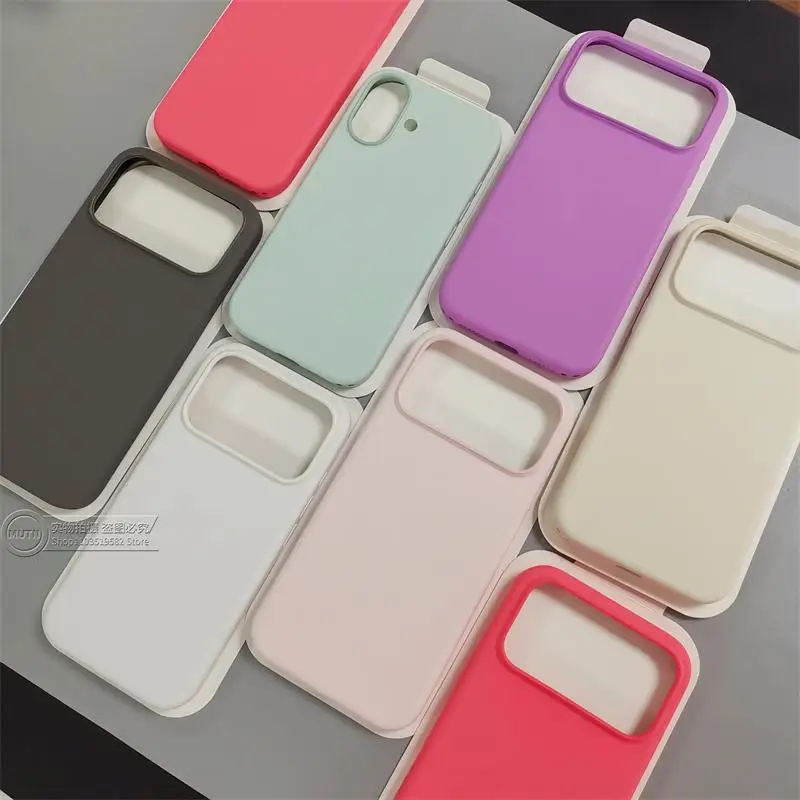 รูปสินค้า เคสซิลิโคนเหลว iPhone 17 Pro Max ฝาแม่เหล็กควบคุมกล้อง