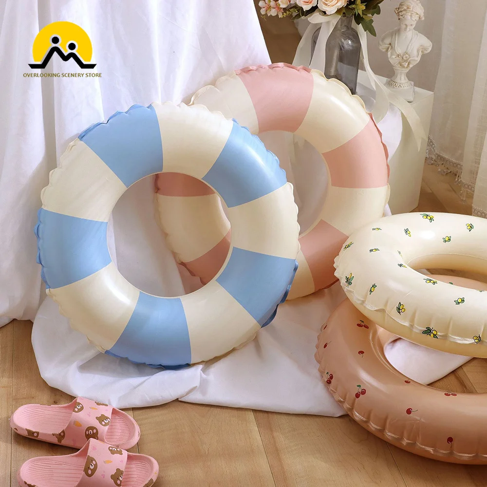 60# Children's Inflatable Swimming Ring Pool Floaties Inflatable Pool Water Inflatable Pool Floaties for Child Swimming Training new autumn winter baby girls cotton scarf kids child neck scarf boys o ring scarves child collar warm children magic neckerchief