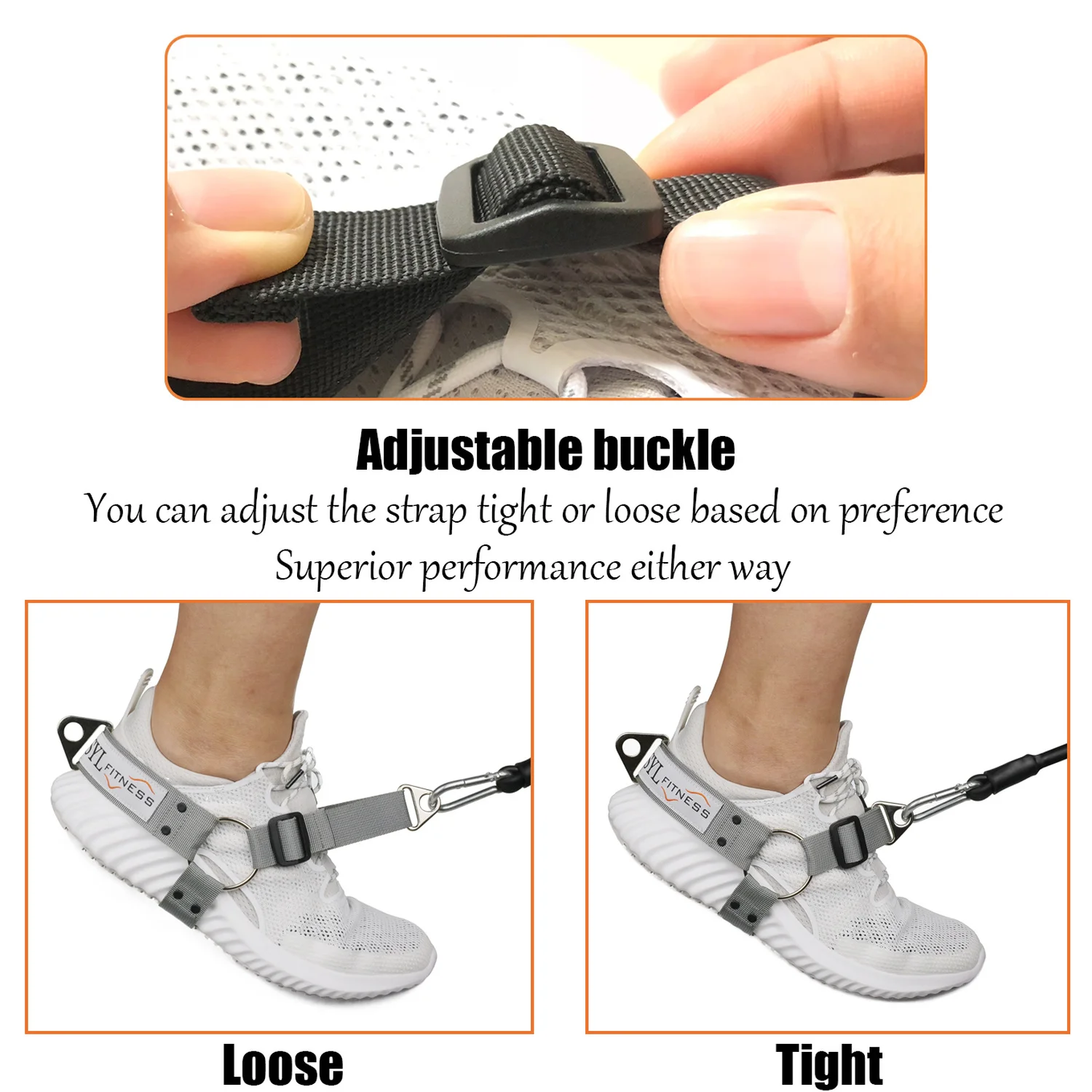 Fitness Glute Leg Buttocks Workout Kickback Strap Portable Non-slip Shoe Cover Hip Training Device Home Gym Women Men Equipment 2