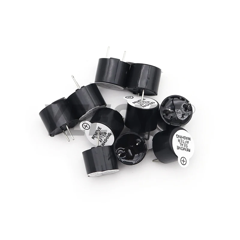 10Pcs 12V 3V 5V 액티브 버저 12095 피에조 자기식 연속 비프음 알람 링거 12085 패시브 16R 컴퓨터용
