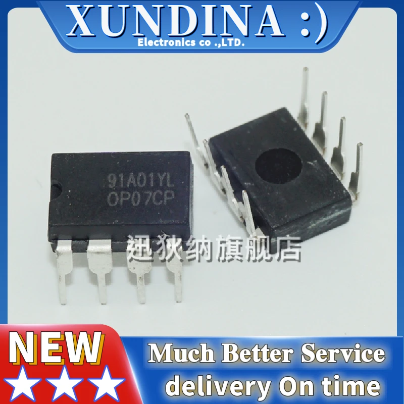 

10PCS/LOT OP07CP DIP-8 new and original IC