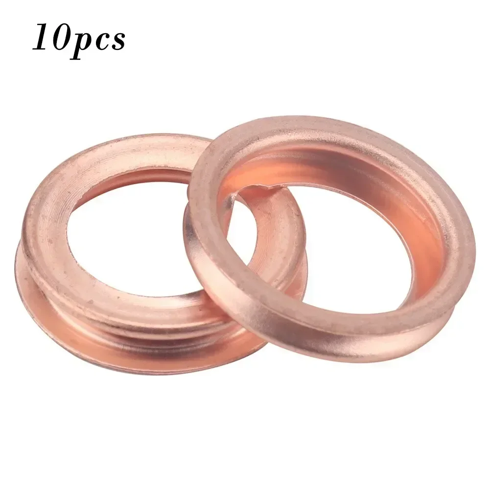 Oil Drain Plugs 10Pcs Oil Drain Screw Gasket Copper Washer For Nissan 11026-01M02 11026-JA00A Infiniti 2010-2011 Juke
