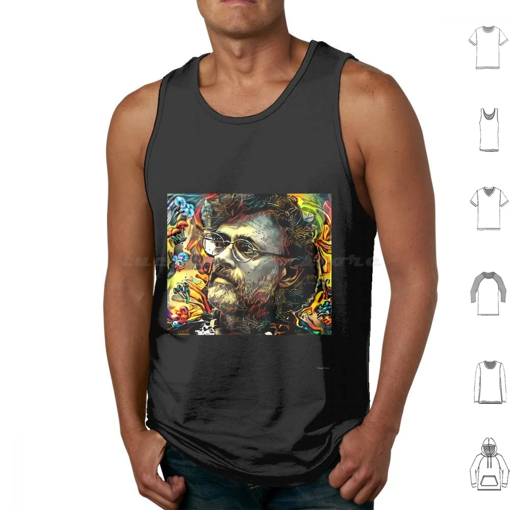 

Terrence Mckenna-Psychonaut-Habi Tank Tops Print Cotton Terrence Mckenna Psychonaut Ethobotany Shrooms Mushroom Mushrooms