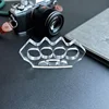 Transparent Acrylic Four-finger Unisex Outdoor Portable Tool 3