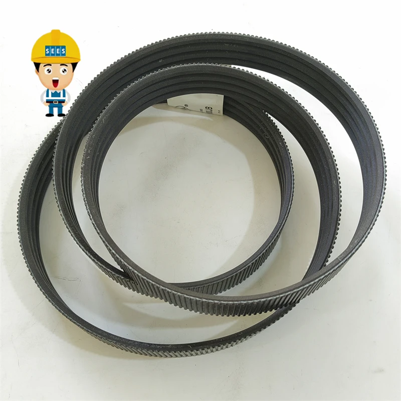 Escalator Spare Parts Drive Belt GCA717D1 GDA717D1 4/7M1900JB for otis L1900 4 Teeth 3 Grooves