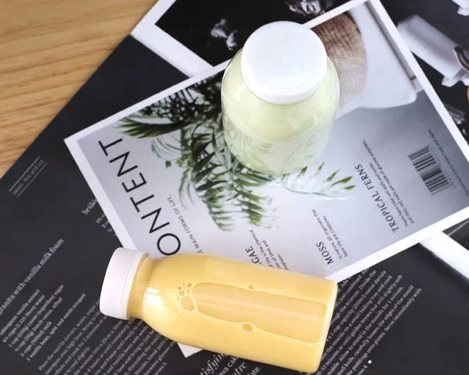 Milk Bottles 6pcs Portable Beverage Water Bottle