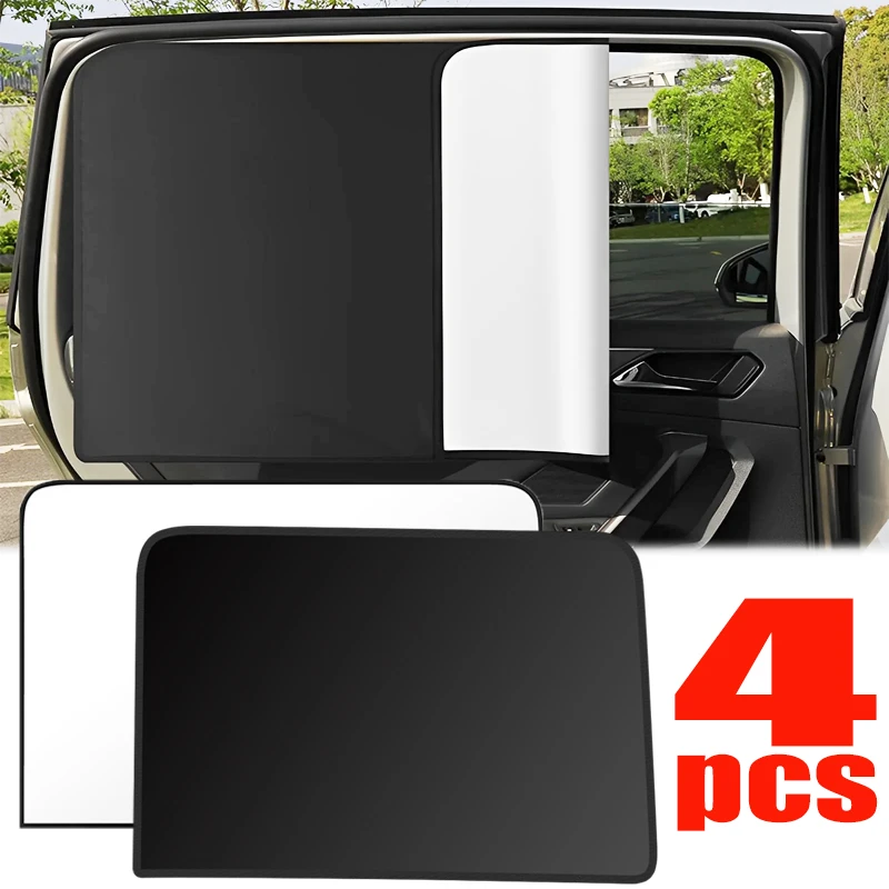 

New Car Sunshade Anti-UV Car Magnetic Curtains Summer Protection Window Film Heat Insulation Sunscreen Car Styling Accessories