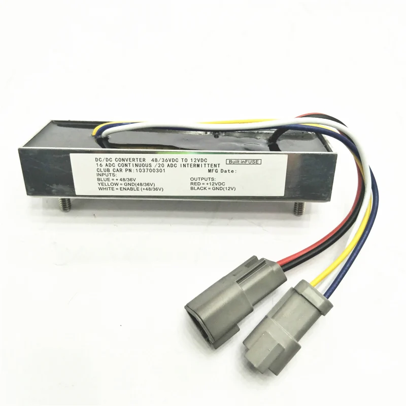 Clubcar General DC to DC voltage converter lectric golf cart transformers 36v and 48v 103700301