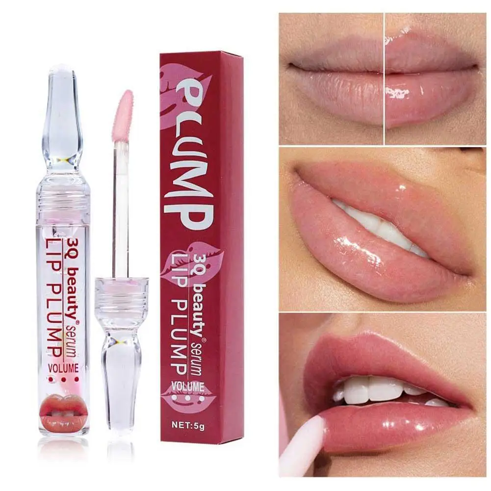 

1pcs Plump Serum Increase Lip Elasticity Reduce Fine Repair Essential Instant Volumising Nourish Sexy Lip Care Lines Oil T7W6