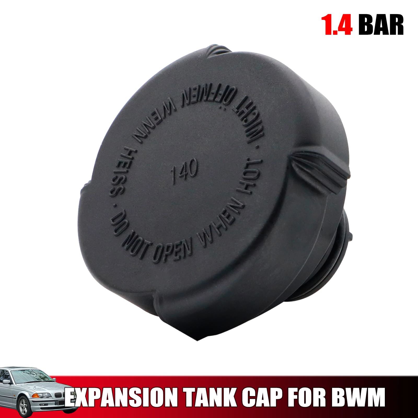 Tappo Radiatore Serbatoio Espansione Per BMW Serie 3/5 E Land Rover Discovery I/II – OEM 17137639023, Sostituzione Diretta In Plastica Resistente