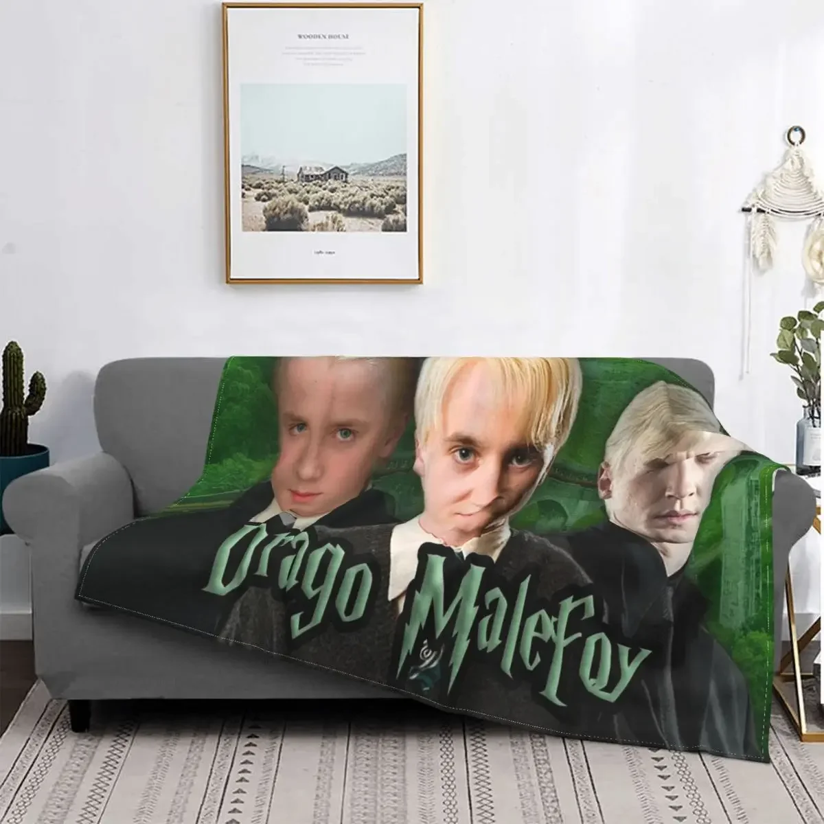 

Одеяла Draco Malfoy, плюшевые летние одеяла из кораллового флиса для мальчиков, волшебные портативные теплые одеяла для домашнего интерьера