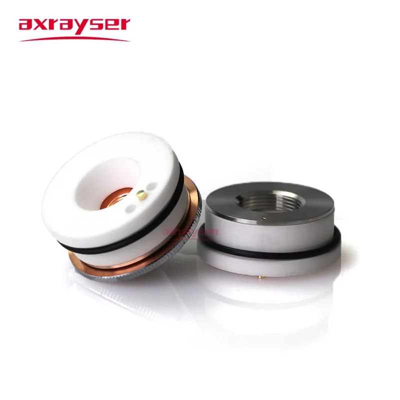 Laser Machine Spare Parts Laser Nozzle Holder Ring 5pcs Laser Ceramic Holder Ring 28/32mm Precitec Raytools WSX Fiber Head Parts P0571-1051 KT CON Procutter Lightcutter BT230 240