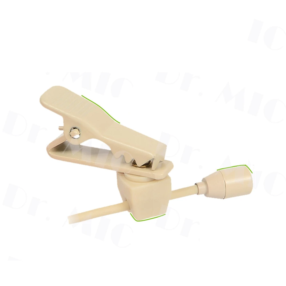 

Lavalier Lapel Microphone 3.5mm 3-Pin/4-Pin XLR For Wireless Beige Tie Clip Mic For Speaking In Lecture Vocal Audio Mic