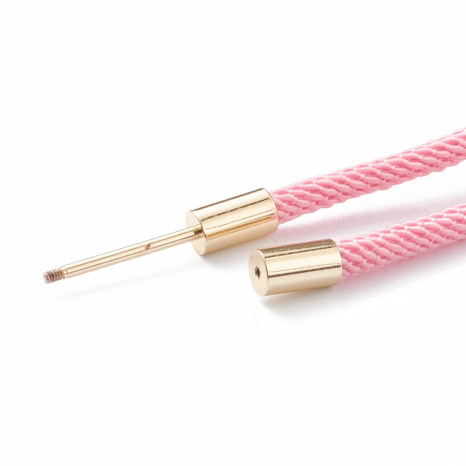 10Pcs Adjustable Braided Nylon Cord Bracelet Findings for Jewelry Making DIY Connector Pendants Bracelets Handmade Accessories