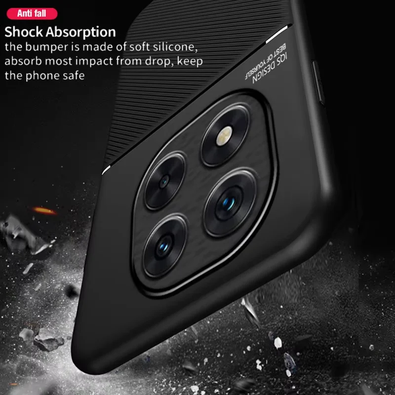 Sleek Matte UltraThin Leather Magnetic Phone Case