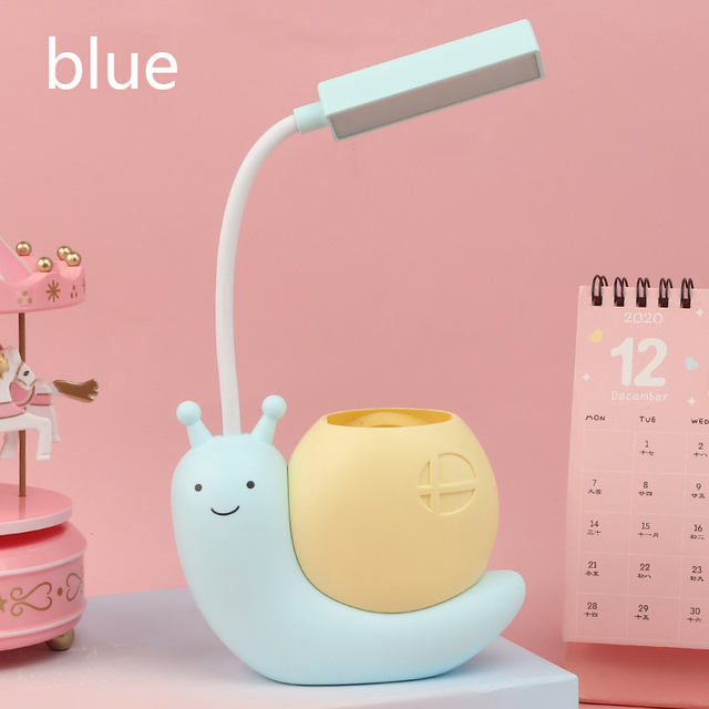 small desk lamp eye protection desk charging dual-use ins girl student dormitory study special bedside night light