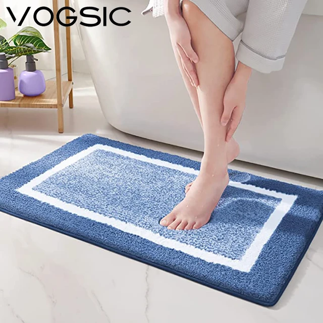 VOGSIC Non-Slip Bathroom Mat Foot Mat Absorbent Carpet Quick Dry Floor Mat  Home Door Bathtub Side Bath Mat Bathroom Accessories - AliExpress