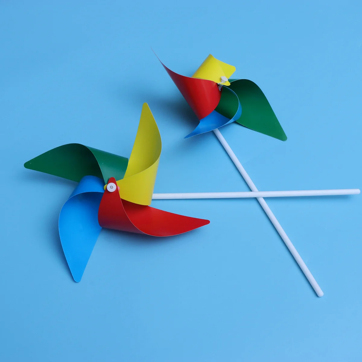 20 Pcs Plastic Windmill Colorful Pinwheel Wind Kids Toys for Kids Children Playing plastic windwill kids windwill
