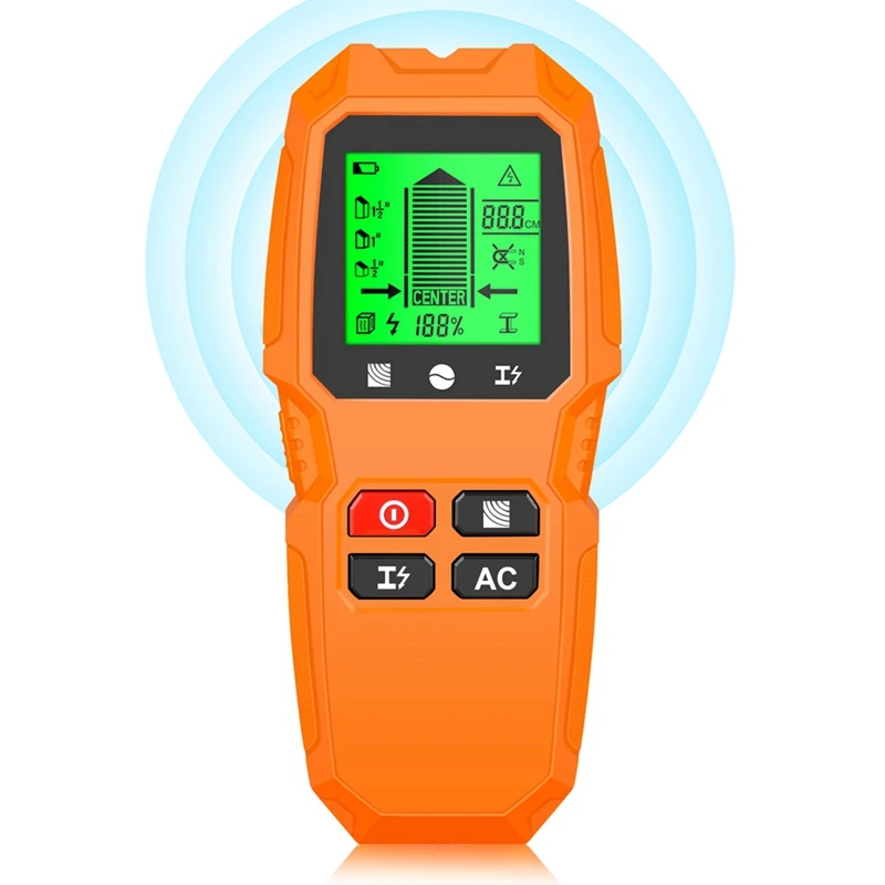 M05K Stud Finders & Scanners For Wall Wood Wire Metal Studs Detection, Electronic Stud Detector, Large HD LCD Display