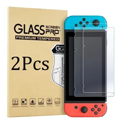 Premium Tempered Glass Screen Protector Set - 2 - Pack Anti - Scratch Guard (2PCS For Switch)